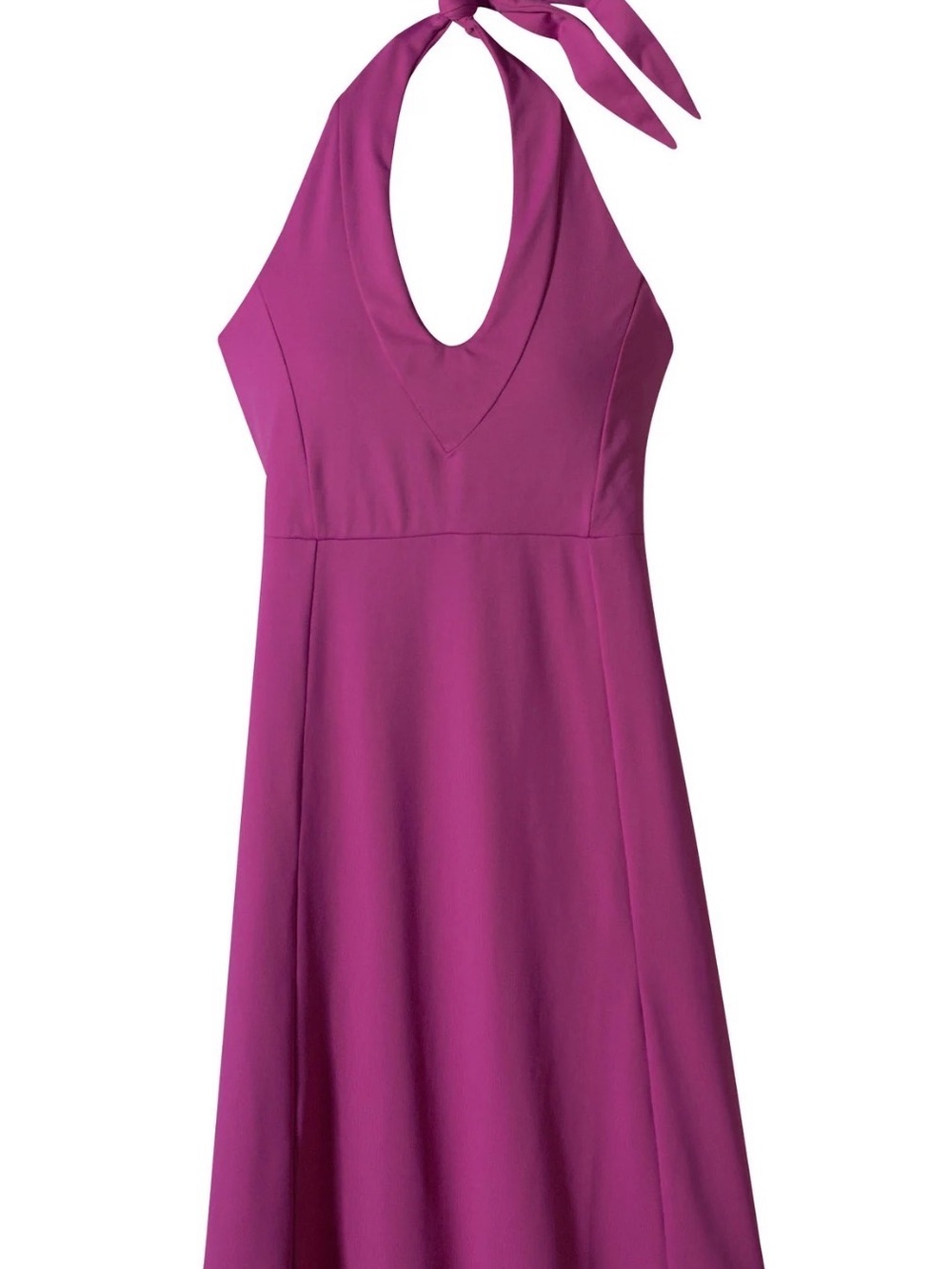 Patagonia Magenta Halter Backless Dress